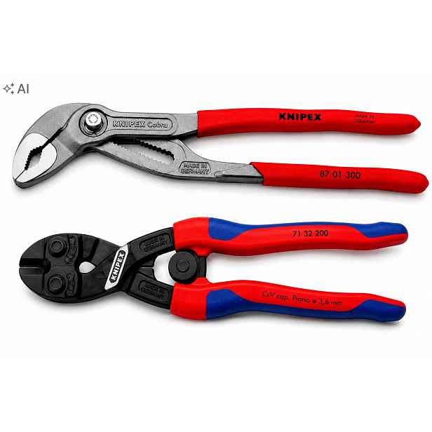 Knipex Pro Box Kleště Cobra 300 Štípací Kleště Cobolt 200 Sada Silných