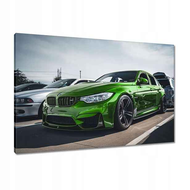Obrazy 90x60 Sportovní zelené auto