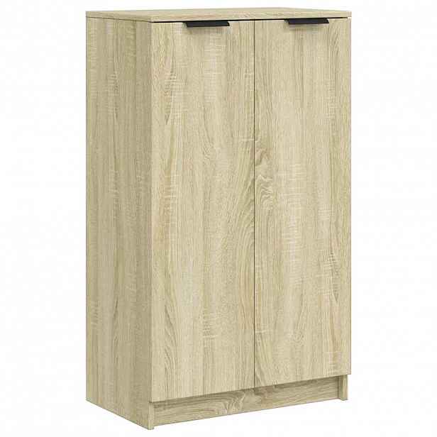 vidaXL Botník dub sonoma 59 x 35 x 100,5 cm kompozitní dřevo
