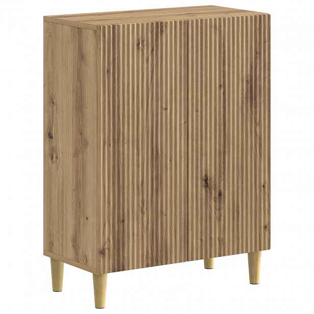 vidaXL Koupelnová úložná skříň ARNHEM Dub artisan 59,5 x 31 x 80 cm