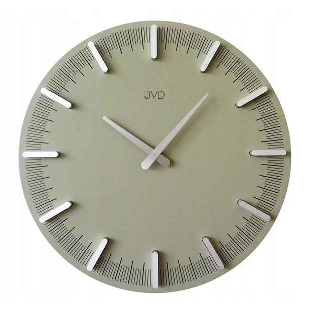 Elegantní Dřevěné Olivové Nástěnné Hodiny Jvd HC401.3 40 cm