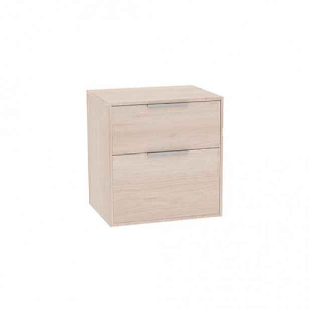 Roca Optica koupelnová skříňka bez umyvadla 58,5x56,5x45,5 cm světlý dub OPTDESK602ZJ