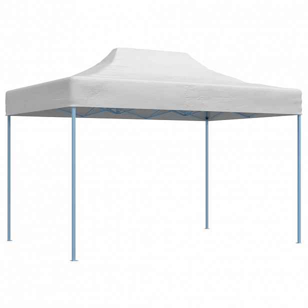 vidaXL Profesionální skládací party stan 280x410x315 cm ocel bílý