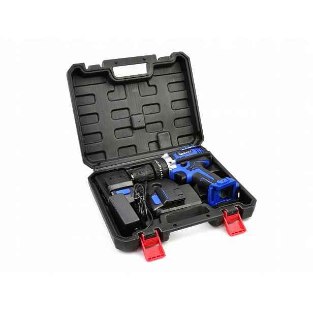 Aku Šroubovák Geko 21,6 V G80656 2X 2AH Akumulátor G80656 S Příklepem Set