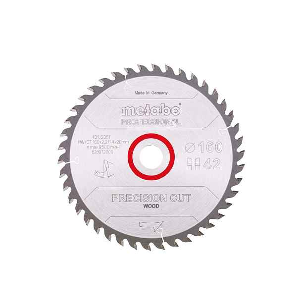 Metabo - Pilový kotouč do dřeva, 160x20 mm, 42 zubů 628072000