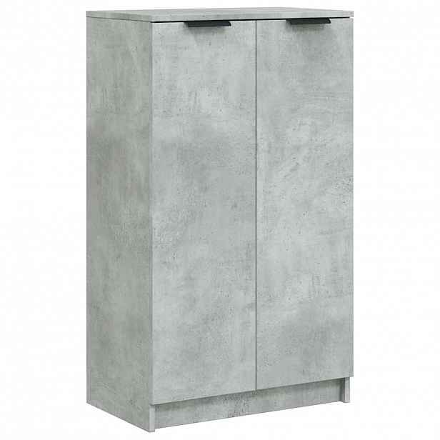 vidaXL Botník betonově šedý 59 x 35 x 100,5 cm kompozitní dřevo