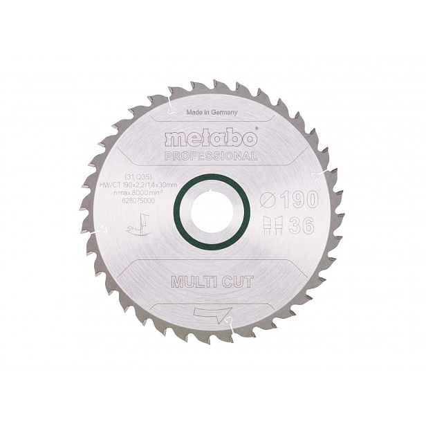 Metabo - Pilový kotouč 190x30 mm, 36 zubů 628075000