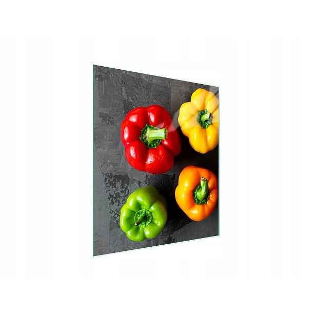 7v1 Skleněná Krájecí Deska 45x52 Paprika