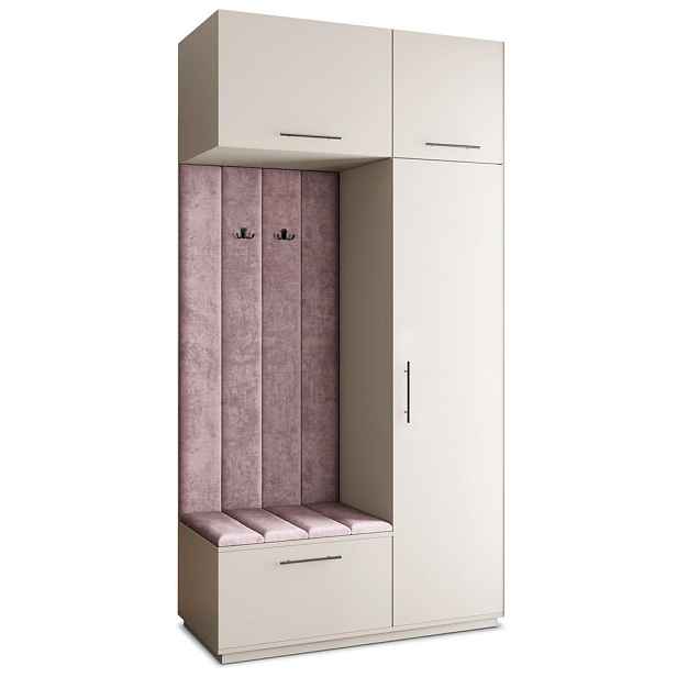 MASSENO MODERNÍ PŘEDSÍŇOVÁ SESTAVA REMA, 120/240/60 cm, kašmírová