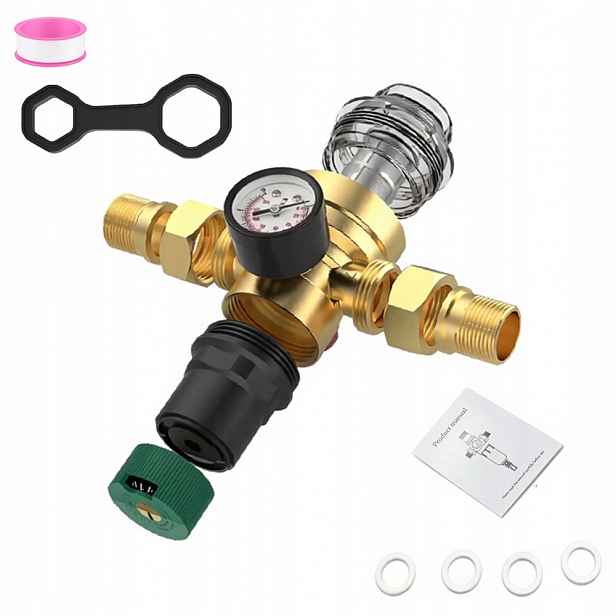 Membránový Reduktor Tlaku Vody S Filtrem 3/4" DN20