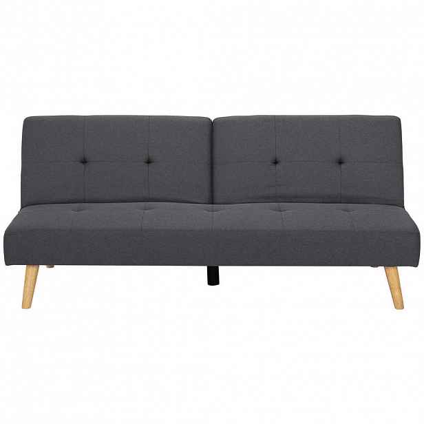 MID.YOU ROZKLÁDACÍ POHOVKA, textil, tmavě šedá