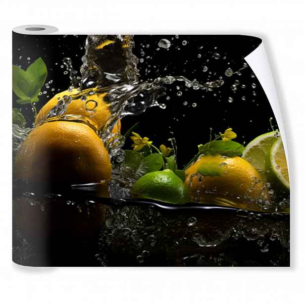 Fototapeta do kuchyně Omyvatelná Limetky Citrony Tapeta voděodolná 250x60