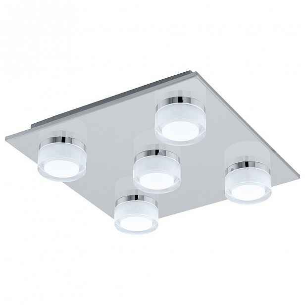 Svítidlo LED Eglo Romendo, 3000K, 5×7,2W, chrom