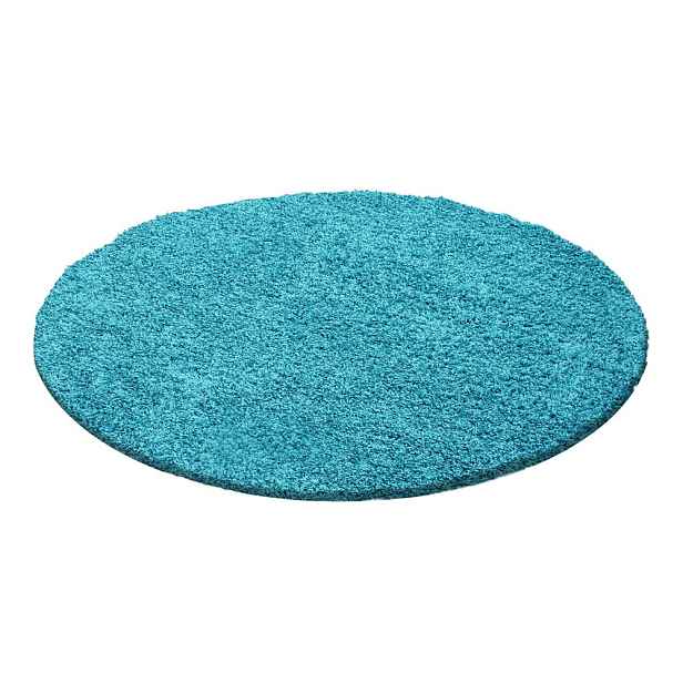 Tyrkysový kulatý koberec ø 120 cm Life – Ayyildiz Carpets
