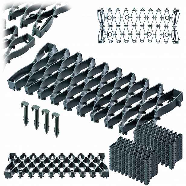 Zahradní Trávníková Mřížka Pod Robotickou Sekačku Na Oblouky 47 cm Set 20 ks