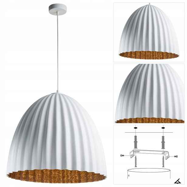 Závěsná lampa Telma bílá, moderní, nastavitelná nad stůl Sigma Lighting