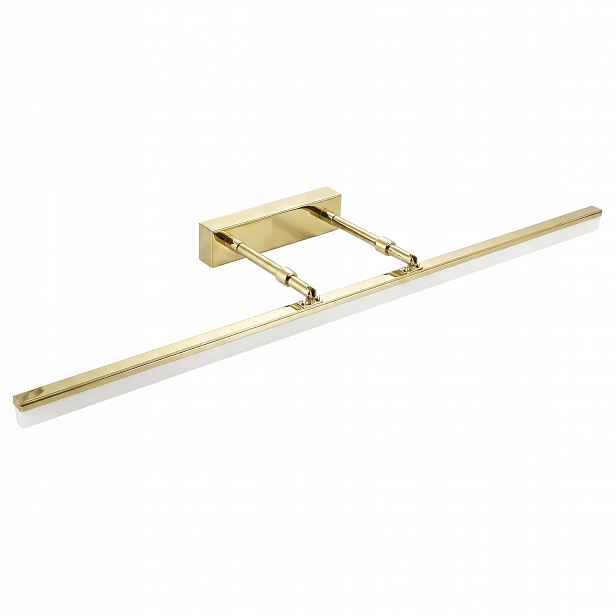 Koupelnové Led svítidlo Zlaté Lineární 80 cm Nad Zrcadlo Nastavitelné rameno