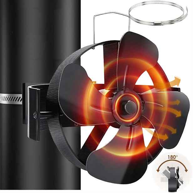 Krbový Ventilátor Napájený Teplem, Ventilátor Bez Elektřiny, Nízká Hladina Hluku
