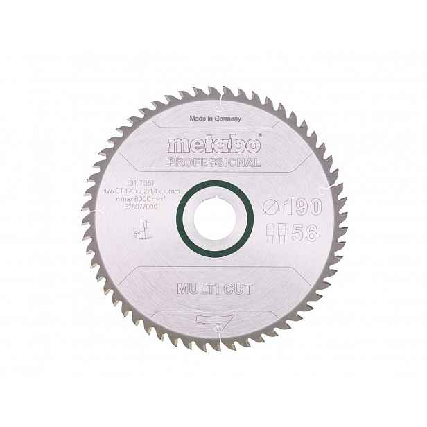 Metabo - Pilový kotouč 190x30 mm, 56 zubů 628077000