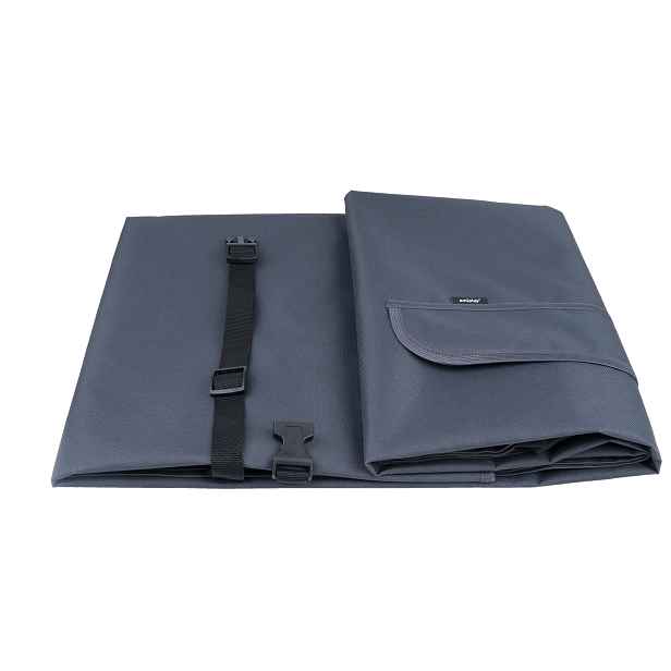 Ochranný potah do auta pro psy TRAVELLING šedá velikost 150x150 cm