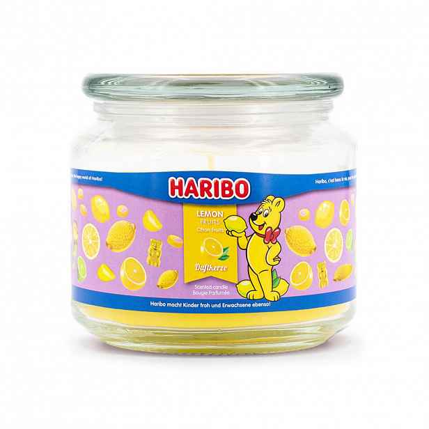 SVÍČKA Barevná vonná sklo 300 g Lemon Fruits