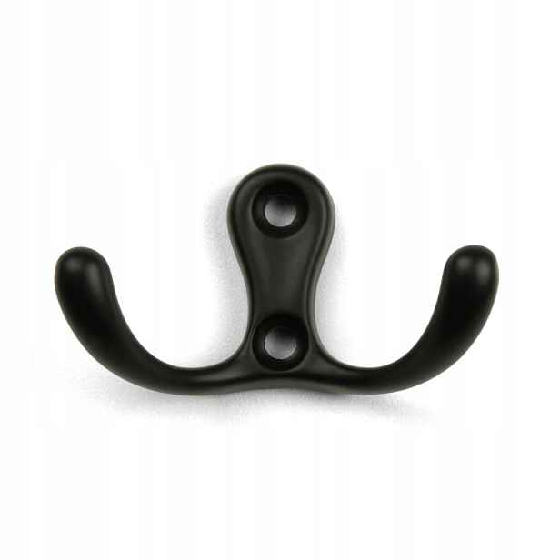 Dvojitý Nábytkový Věšák Černý Vruty x80 Ks