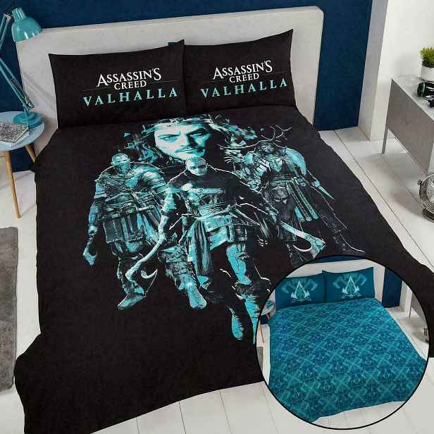 Frank Collins Ws Povlečení Assassins Creed Valhalla Dvojlůžko 200x200, 75