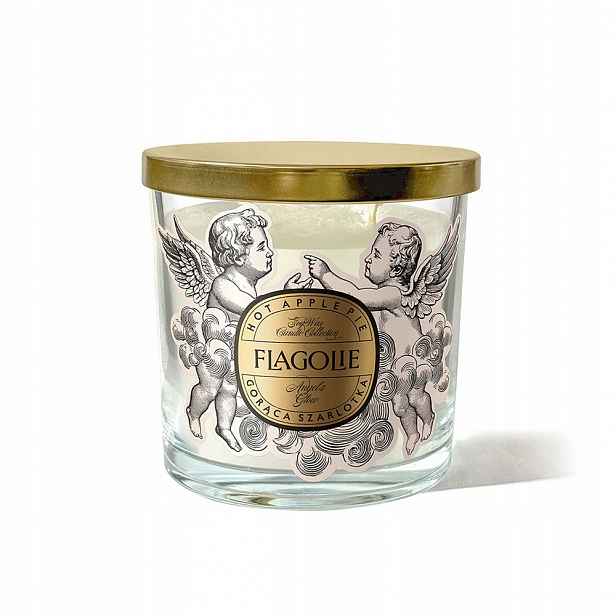 Sójová svíčka Horká Jablečný Koláč 360 g Angels Glow Flagolie