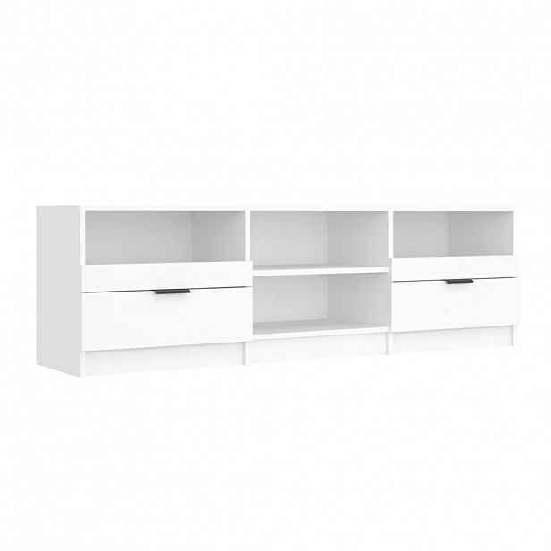 vidaXL TV skříňka bílá 150 x 33,5 x 45 cm kompozitní dřevo