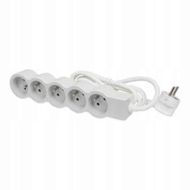 Prodlužovací Kabel 5X2P+Z 1.5M Legrand 049480 Bílý