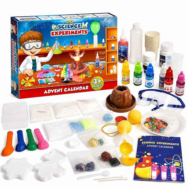 Adventní kalendář Stem – vědecké experimenty pro děti 3+