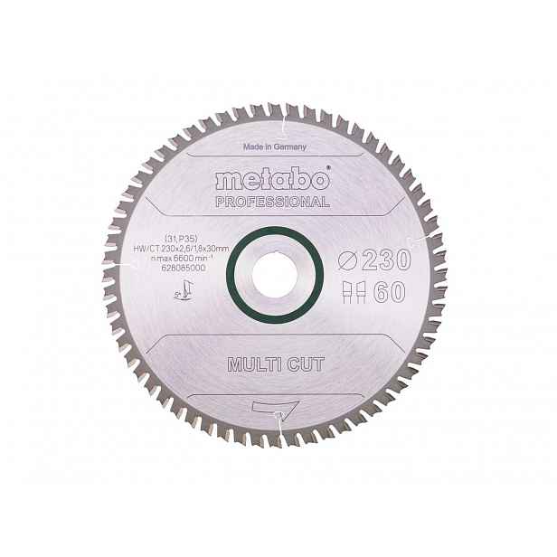 Metabo - Pilový kotouč 230x30 mm, 60 zubů 628085000