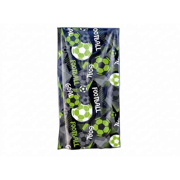 Rychleschnoucí XL plážová osuška GOAL barevná 100 x 180 cm, 100% mikrovlákno