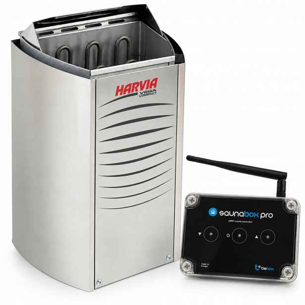 Kamna Harvia BC35E 3,5 kW BleBox SaunaBox Pro WiFi ovladač do sauny