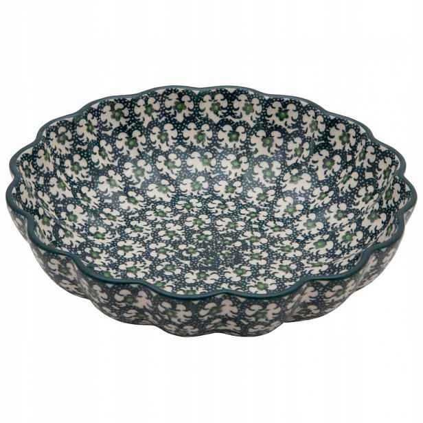 Miska Salátová Mísa 19.5 cm Umělecká keramika Bolesławiec dek 1172 Ornament