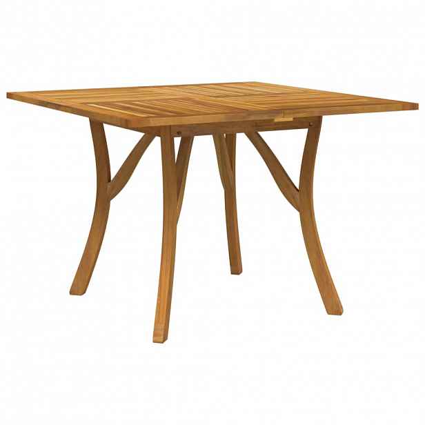 vidaXL Zahradní stůl 110 x 110 x 75 cm masivní akáciové dřevo