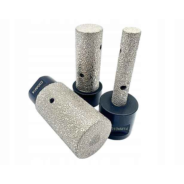 Fréza Diamantový Pilník Na Glazuru Sada 3 Ks! 10/20/30 MM X 50 MM Délka
