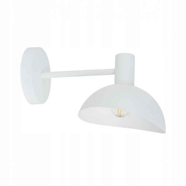 Nástěnná lampa na výložníku Bílá Artis 40W E14 Ocel Kabinet Salon Sigma Lighting