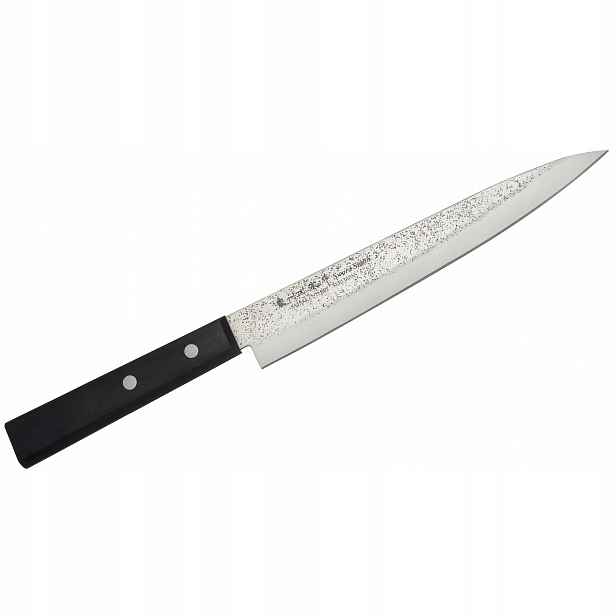 Nůž Yanagi Sashimi Satake Nashiji Black Pakka 20,5 cm
