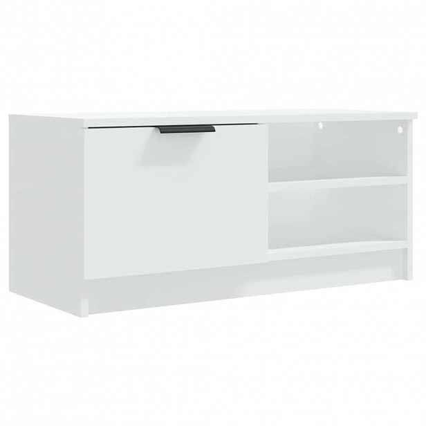 vidaXL TV skříňka bílá 80 x 35 x 36,5 cm kompozitní dřevo