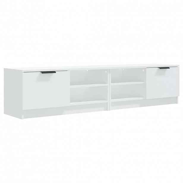 vidaXL TV skříňky 2 ks bílé 80 x 35 x 36,5 cm kompozitní dřevo