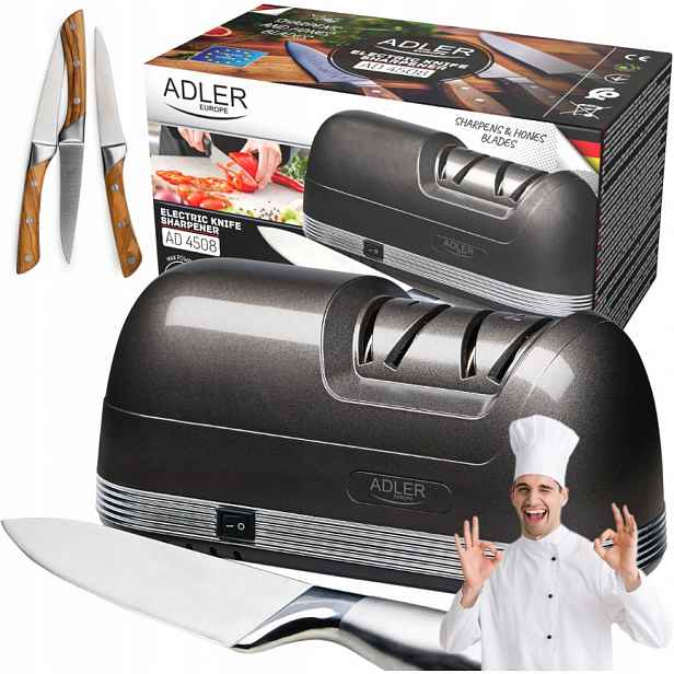 Elektrický Brousek 2v1 Na Nože Nůžek Brousek Adler Ad 4508