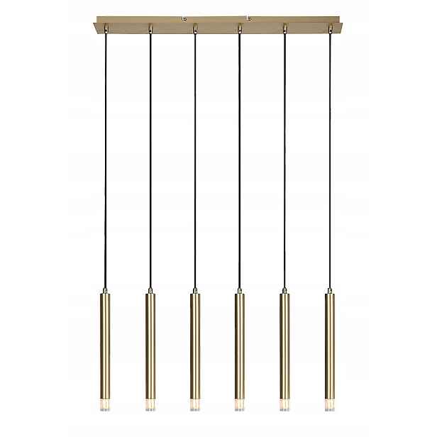 Závěsná lampa Rabalux Ramira zlatá 6xG9 moderní do obývacího pokoje