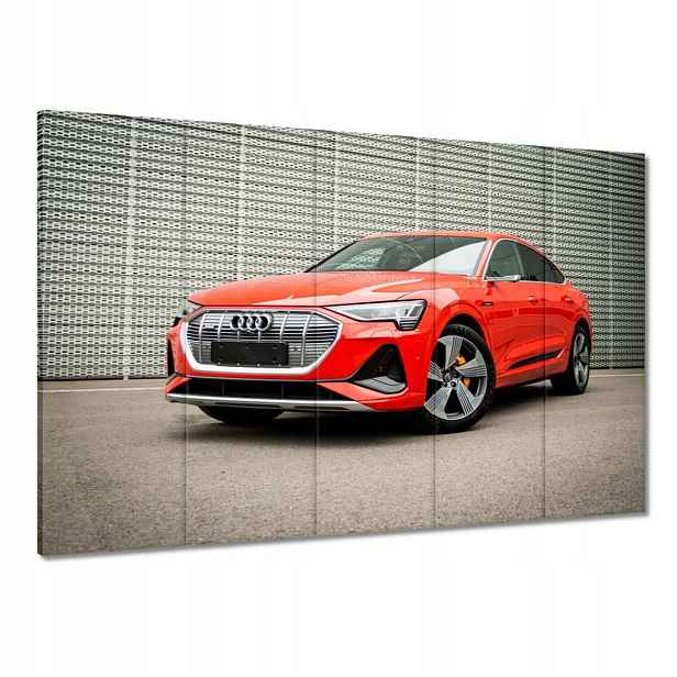 Obrazy 100x70 Červené Audi e-tron