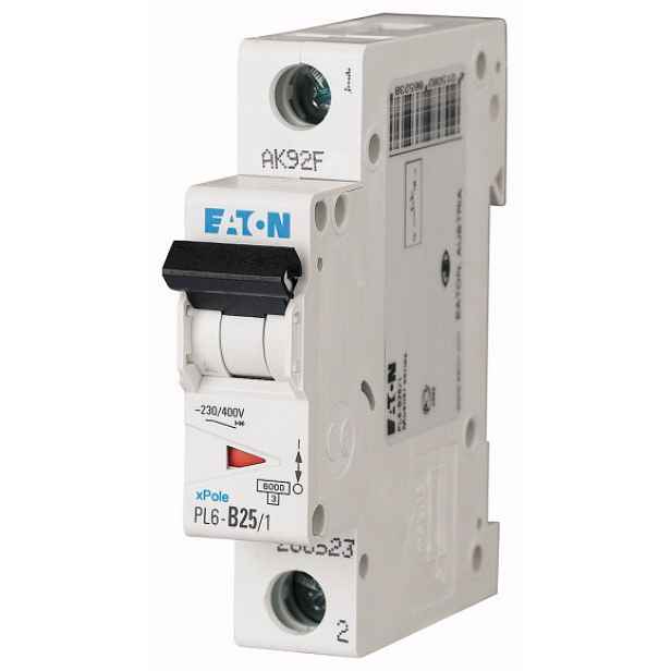Jistič Eaton PL6-B25/1 6 kA B 25 A