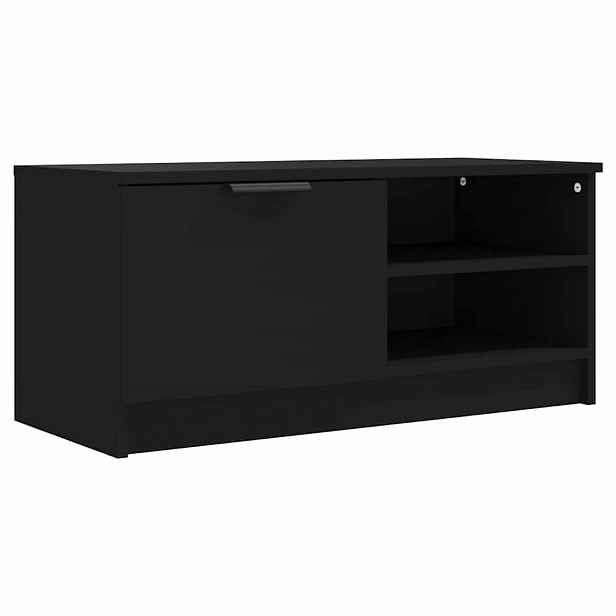 vidaXL TV skříňka černá 80 x 35 x 36,5 cm kompozitní dřevo