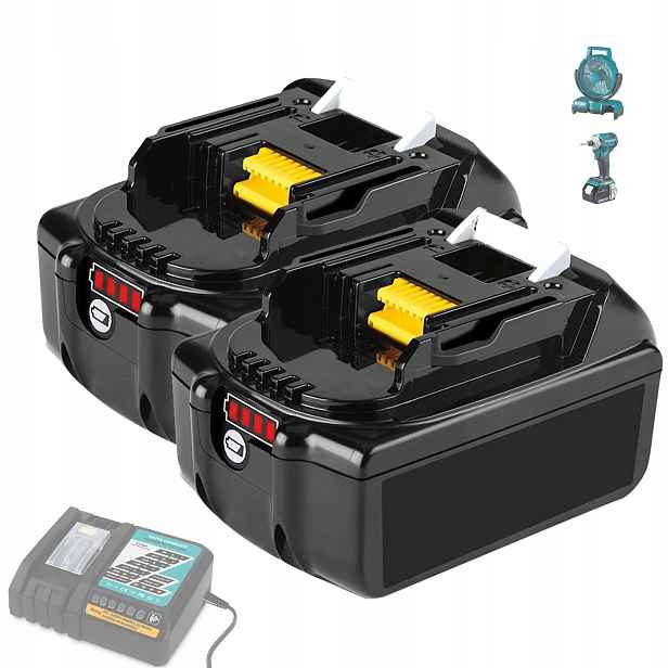 Baterie BL1850 BL1860B pro Makita 18V náhradní Akumulátor 5Ah 2x