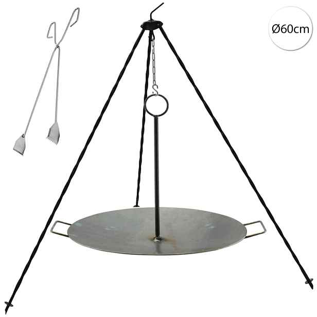 Perfect Home Gril-Set-6 Grilovací sada 3ks – trojnožka/deska/kleště