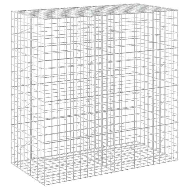 vidaXL Gabion s drátem 3,5 mm a síťkou 10x10 cm 200x100x200 cm