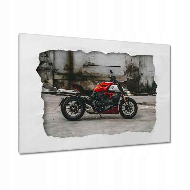 Obrazy 90x60 Červené Ducati Motocykl